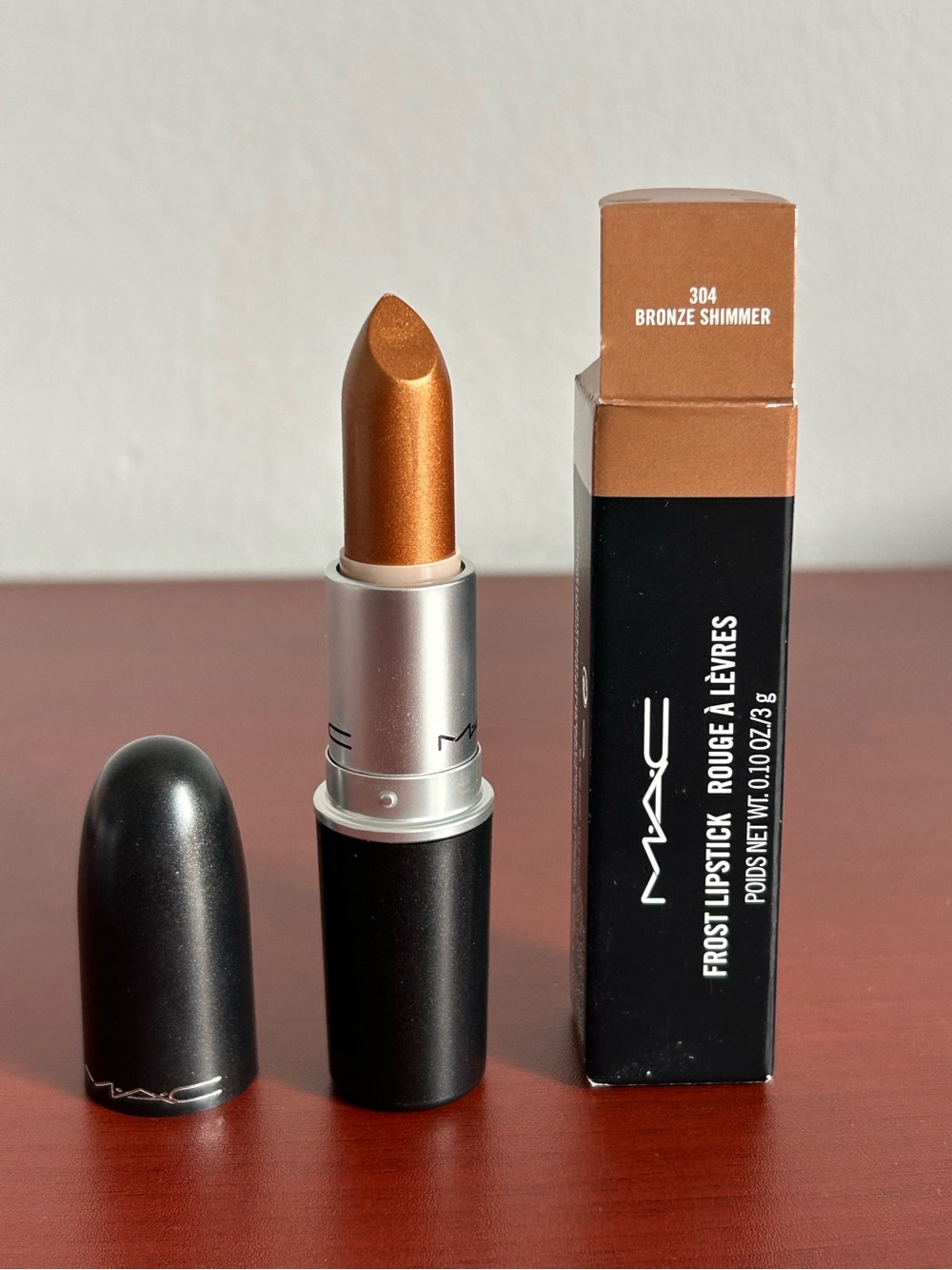 MAC Cosmetics Frost Lipstick - 304 bronze shimmer full size